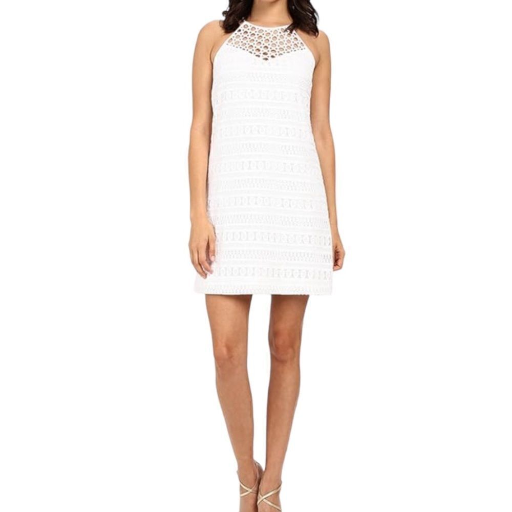 Lilly Pulitzer Larina Shift Dress in Resort White Size Small